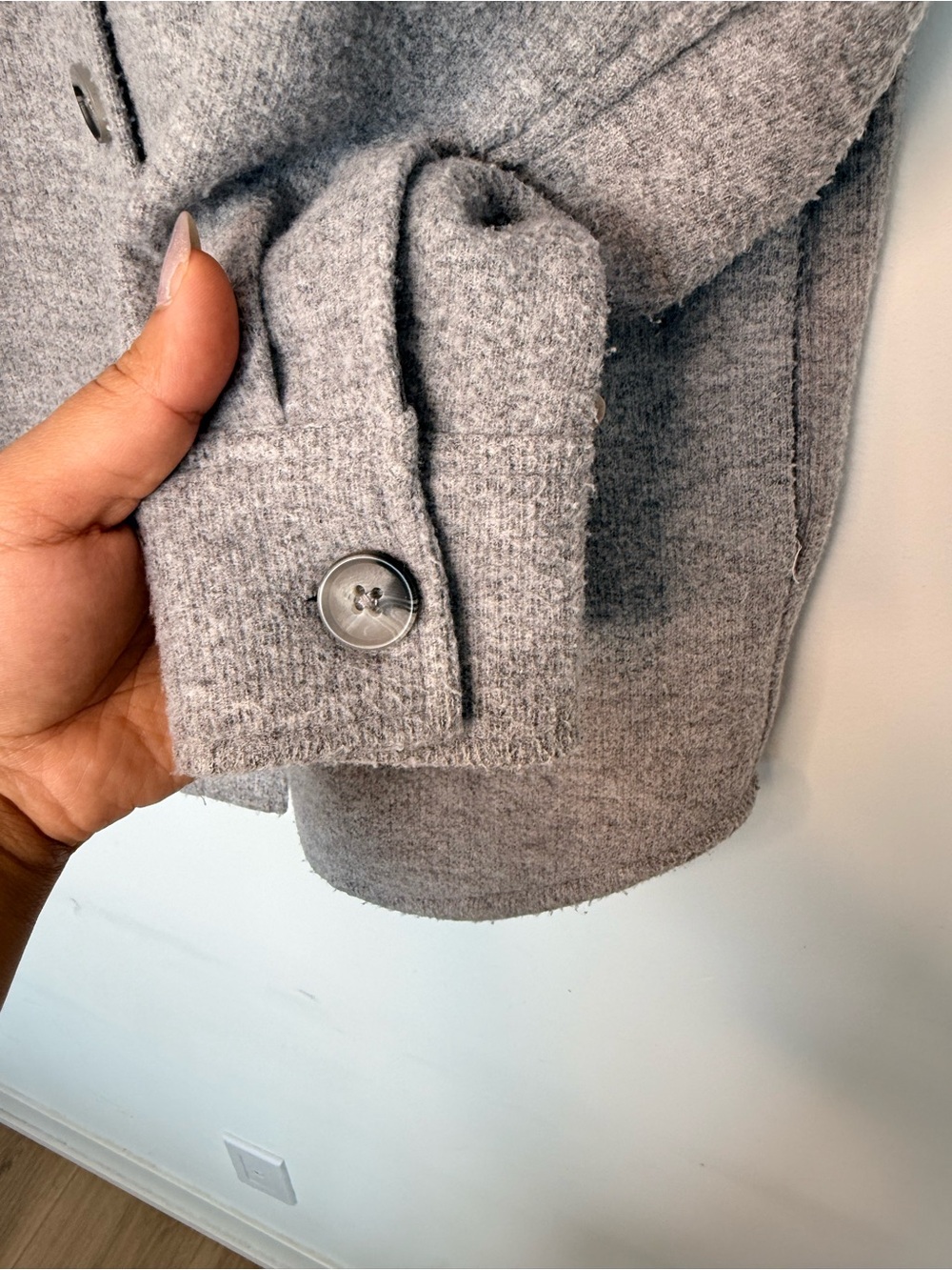 Dynamite Button Front Shacket - Picture 11 of 14